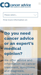 Mobile Screenshot of canceradvice.co.uk